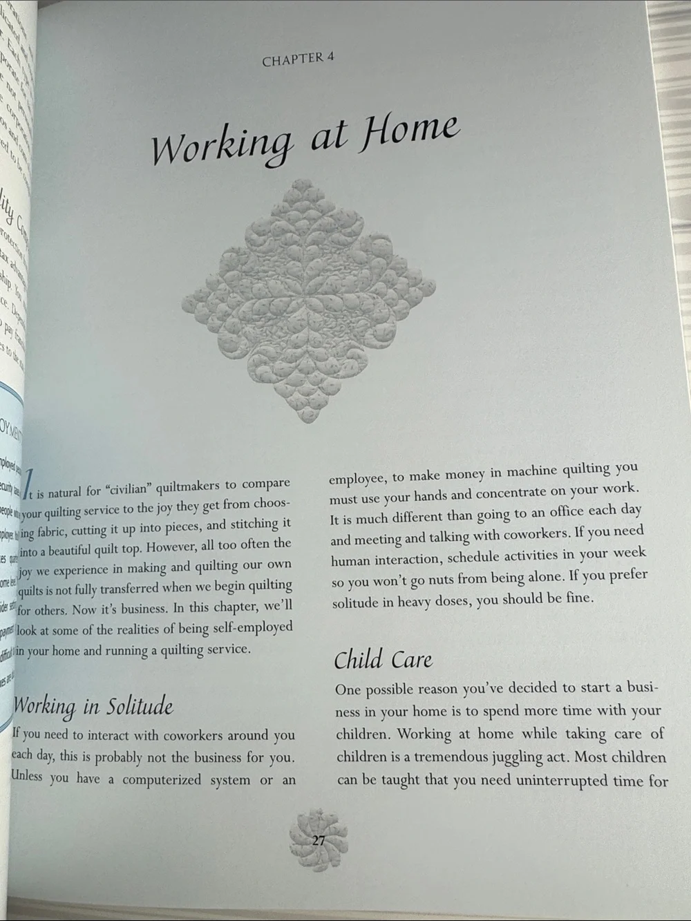 Professional Machine Quilting by Carol A. Thelen - Blue Cover